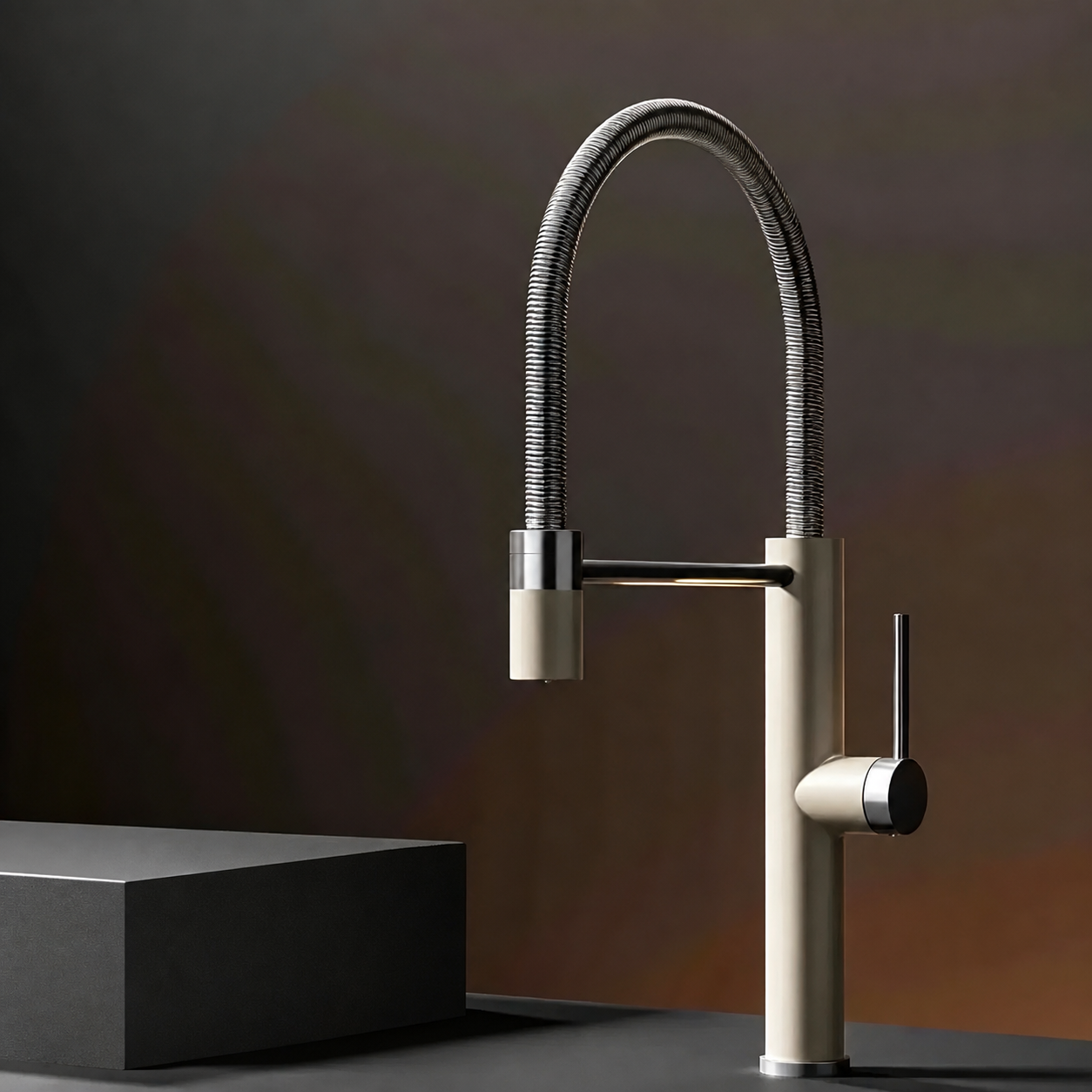CUNGPAK Food-Grade 3-in-1 Pull-Down Kitchen & Filter Faucet