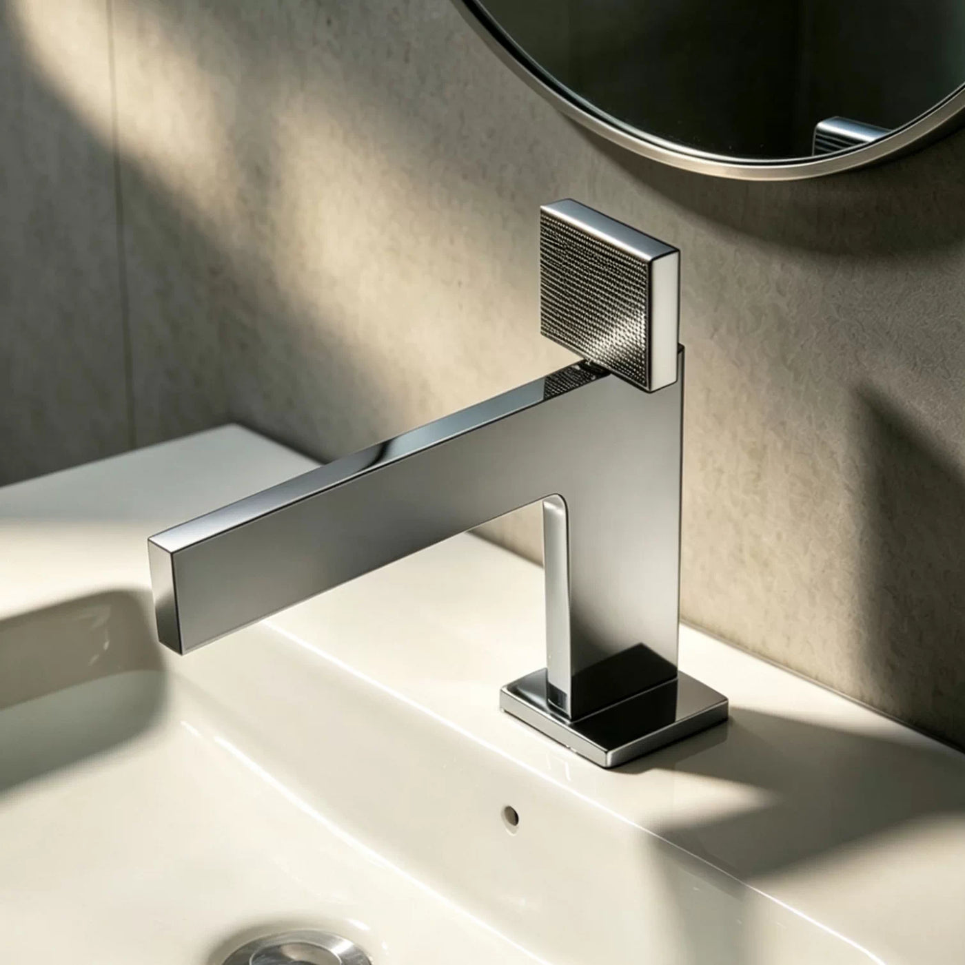 CUNGPAK Designer Waterfall Solid Brass Basin Faucet